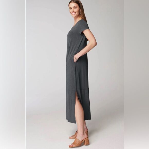 J Jill Elevated T-Shirt Maxi Dress Size S - Picture 1 of 12